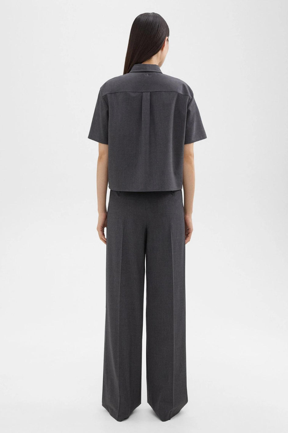 Wool Double Pleat Pant