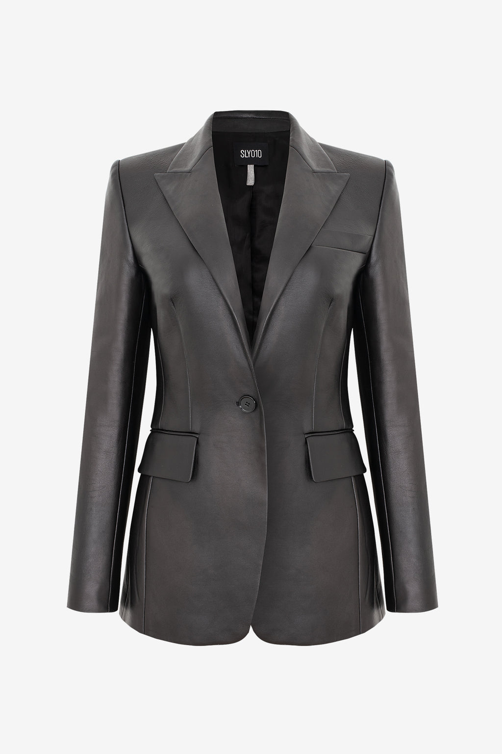 Heather Leather Blazer