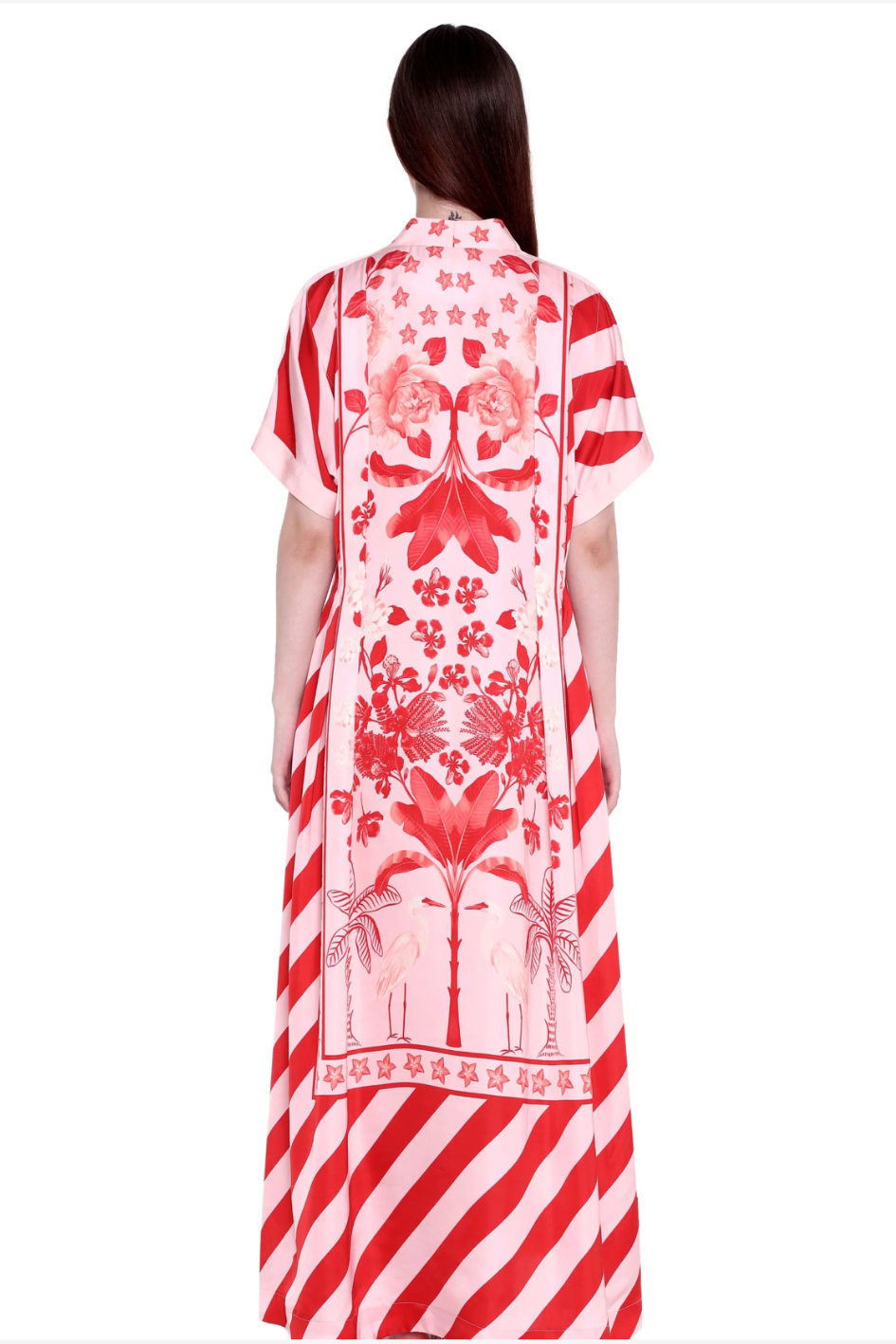 Hand Pleated Kaftan Dress