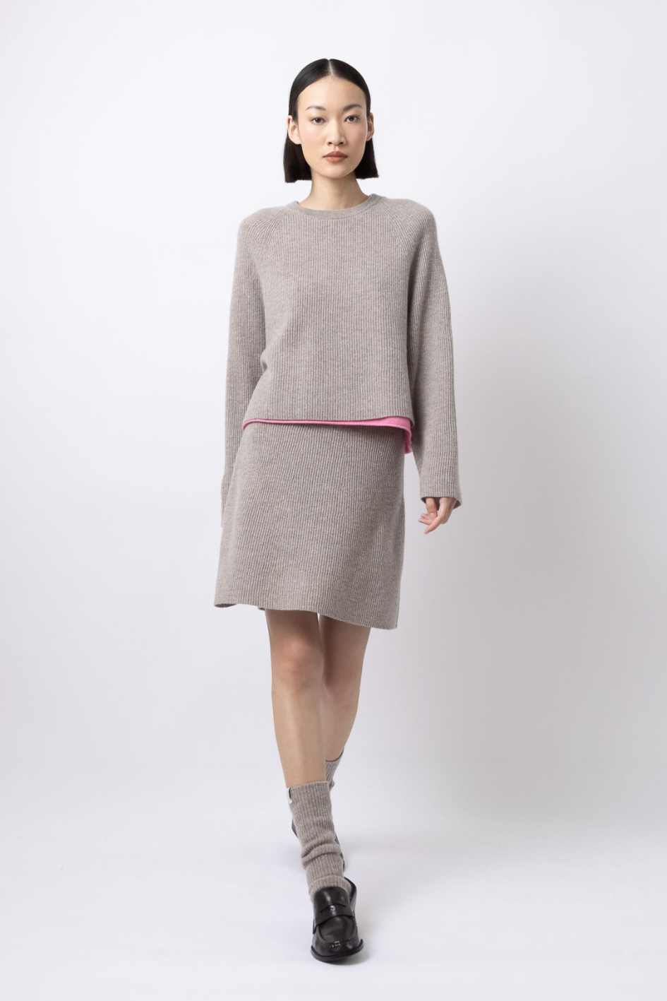Soft Ribbed Cashmere Sweater