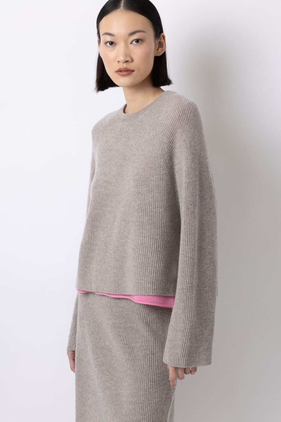 Soft Ribbed Cashmere Sweater