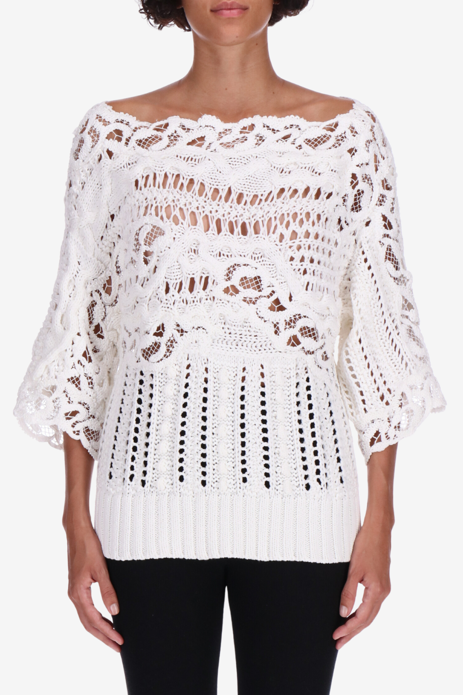 Shirt with Embroidery and puffed Sleeves