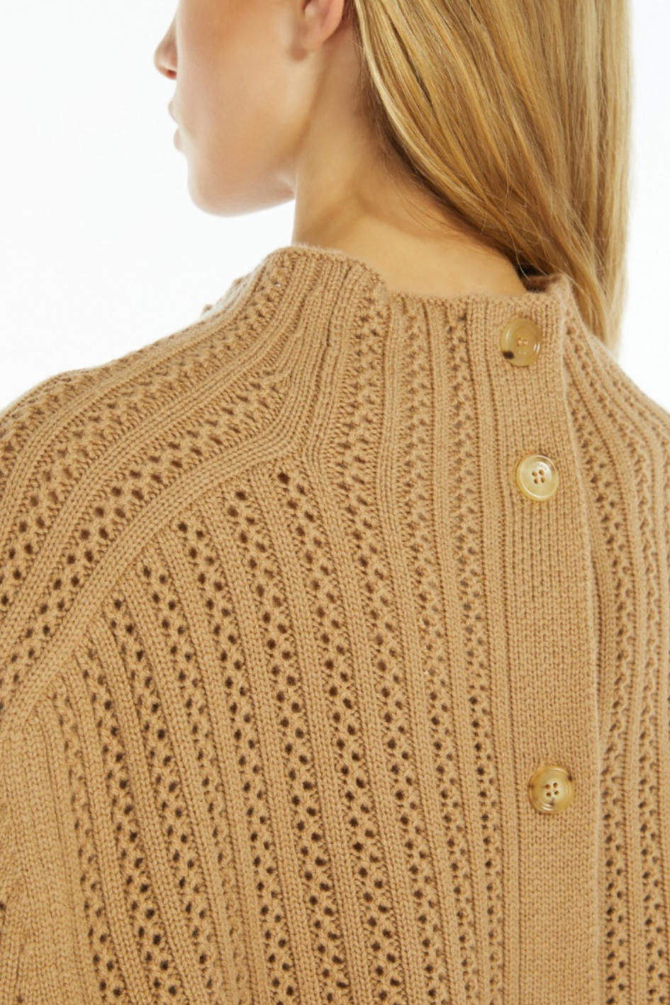 Short Wool-Cashmere Sweater