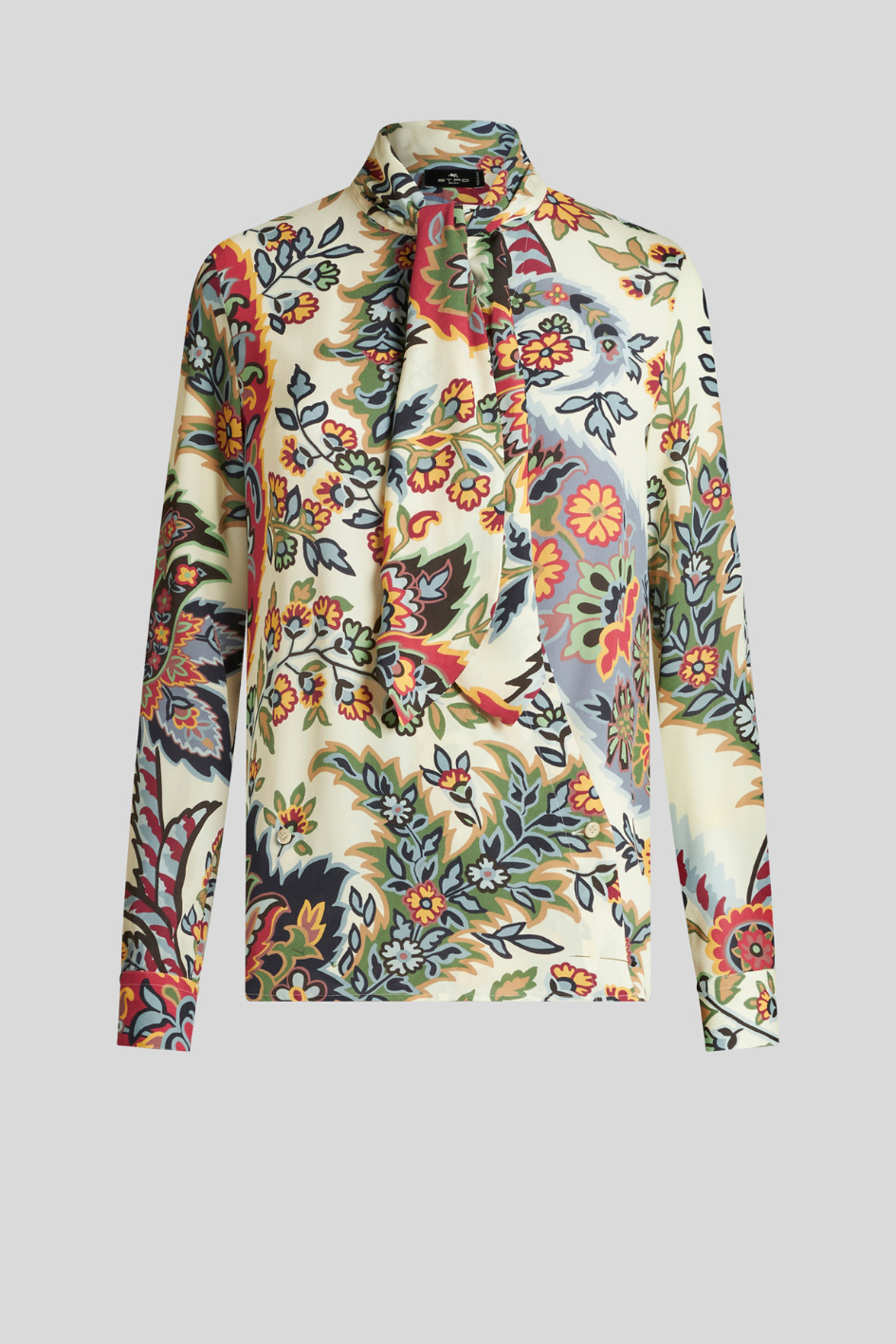 Blouse with Paisley Pattern