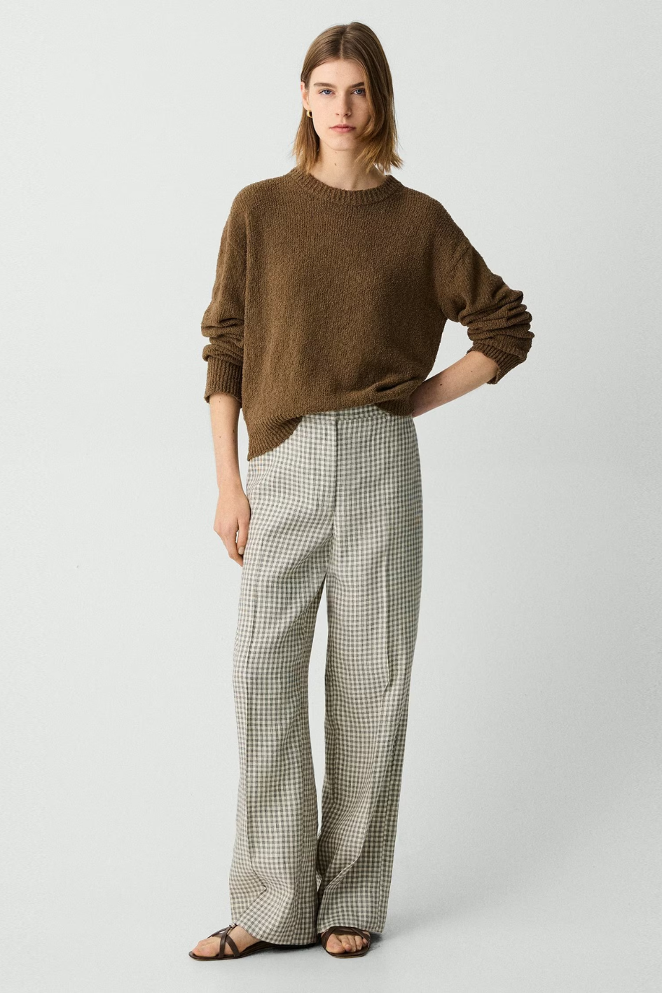 Pants with Caro Pattern