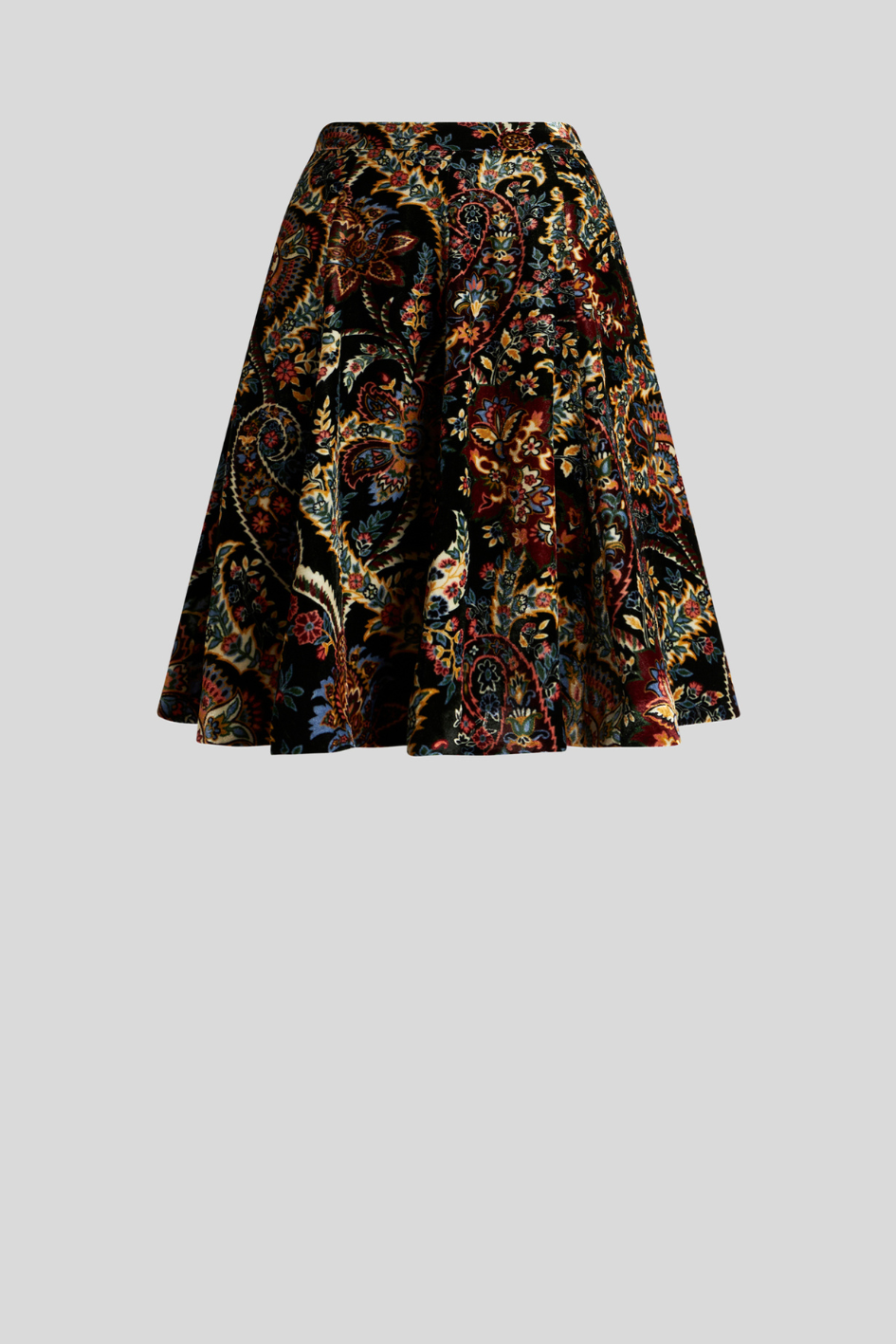 Midi Paisley Skirt