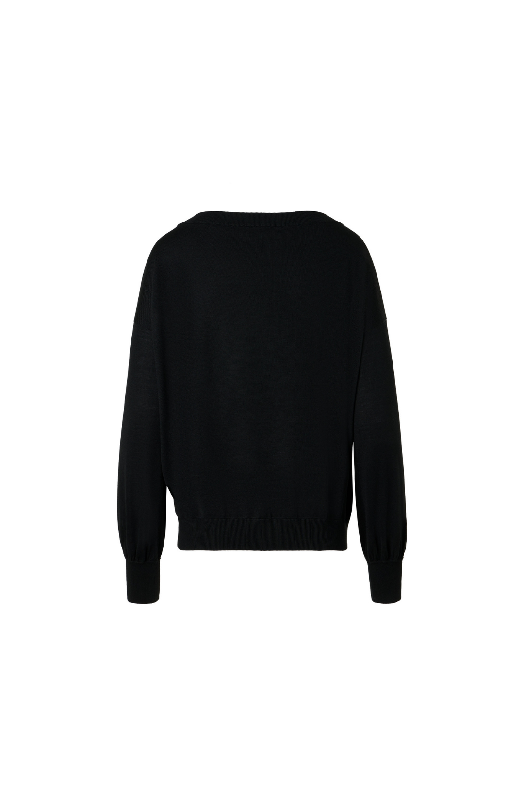 Off-Shoulder Pure Wool Knit Sweater