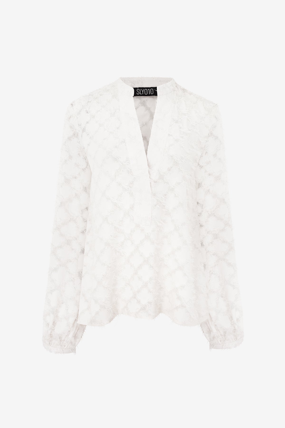 Lace V-Neck Blouse