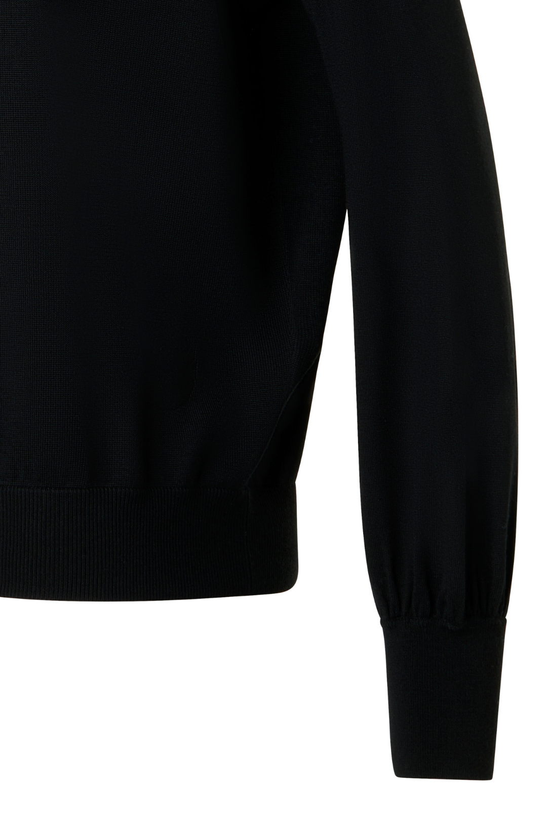 Off-Shoulder Pure Wool Knit Sweater