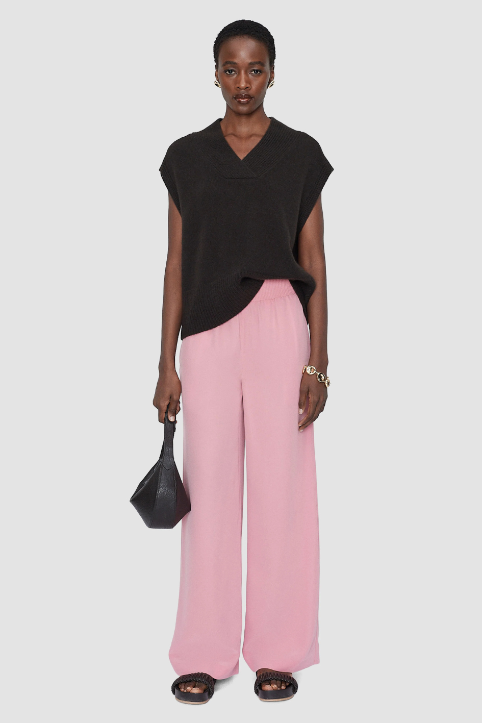 Nour Satin Twill Trousers