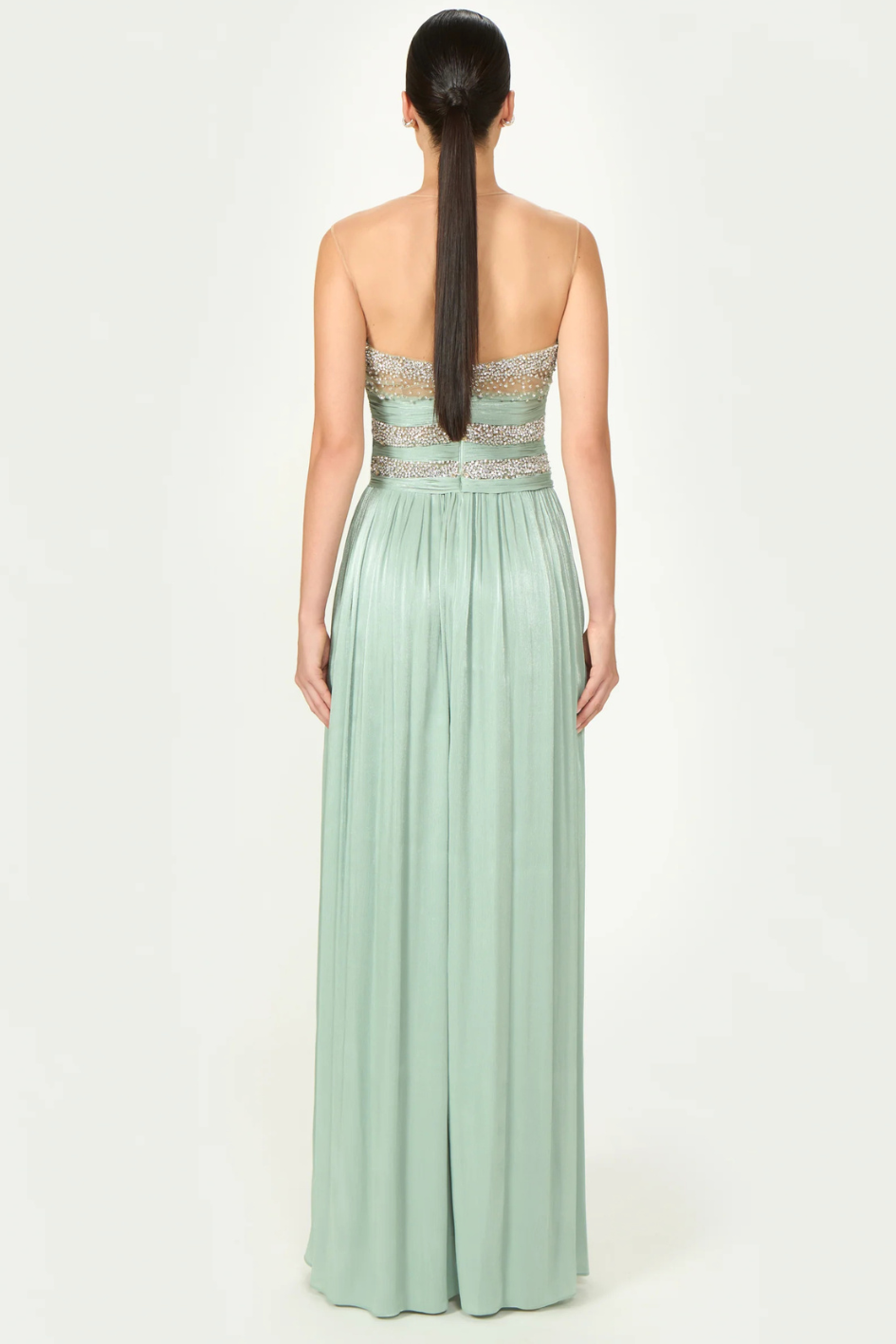 Branka Lurex Georgette Gown