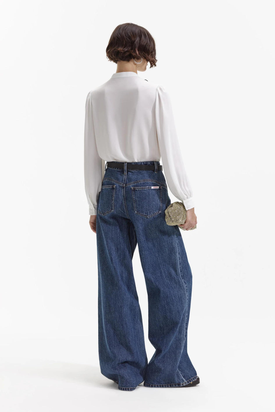 Wide Leg Denim Jeans