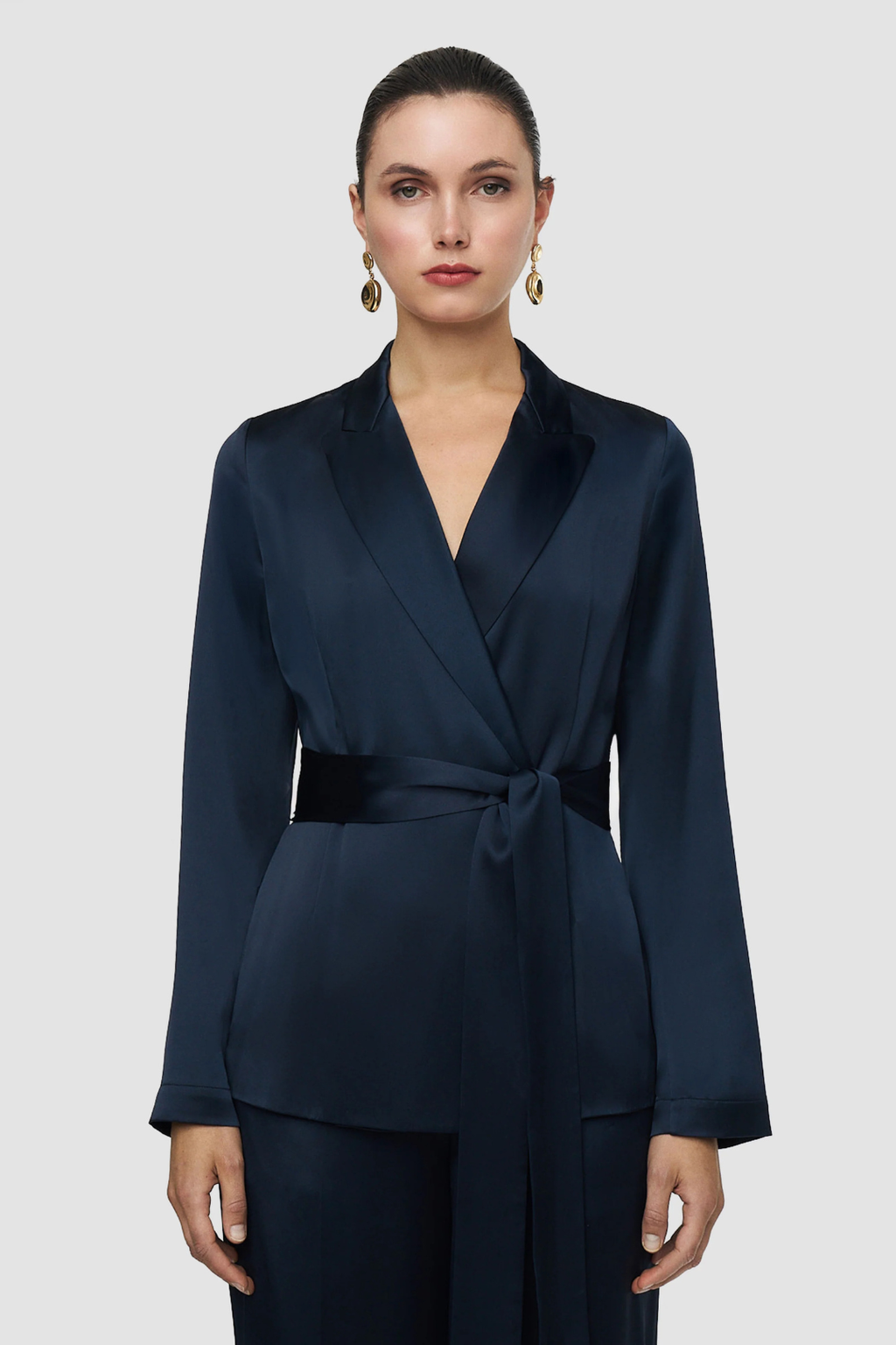 Archer Silk Satin Jacket