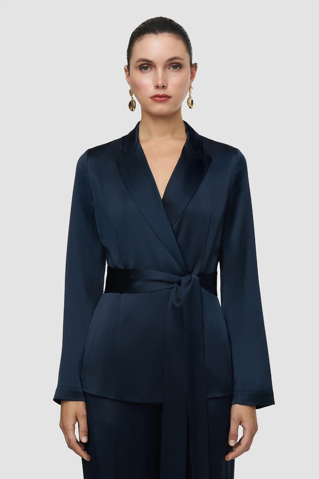 Archer Silk Satin Jacket