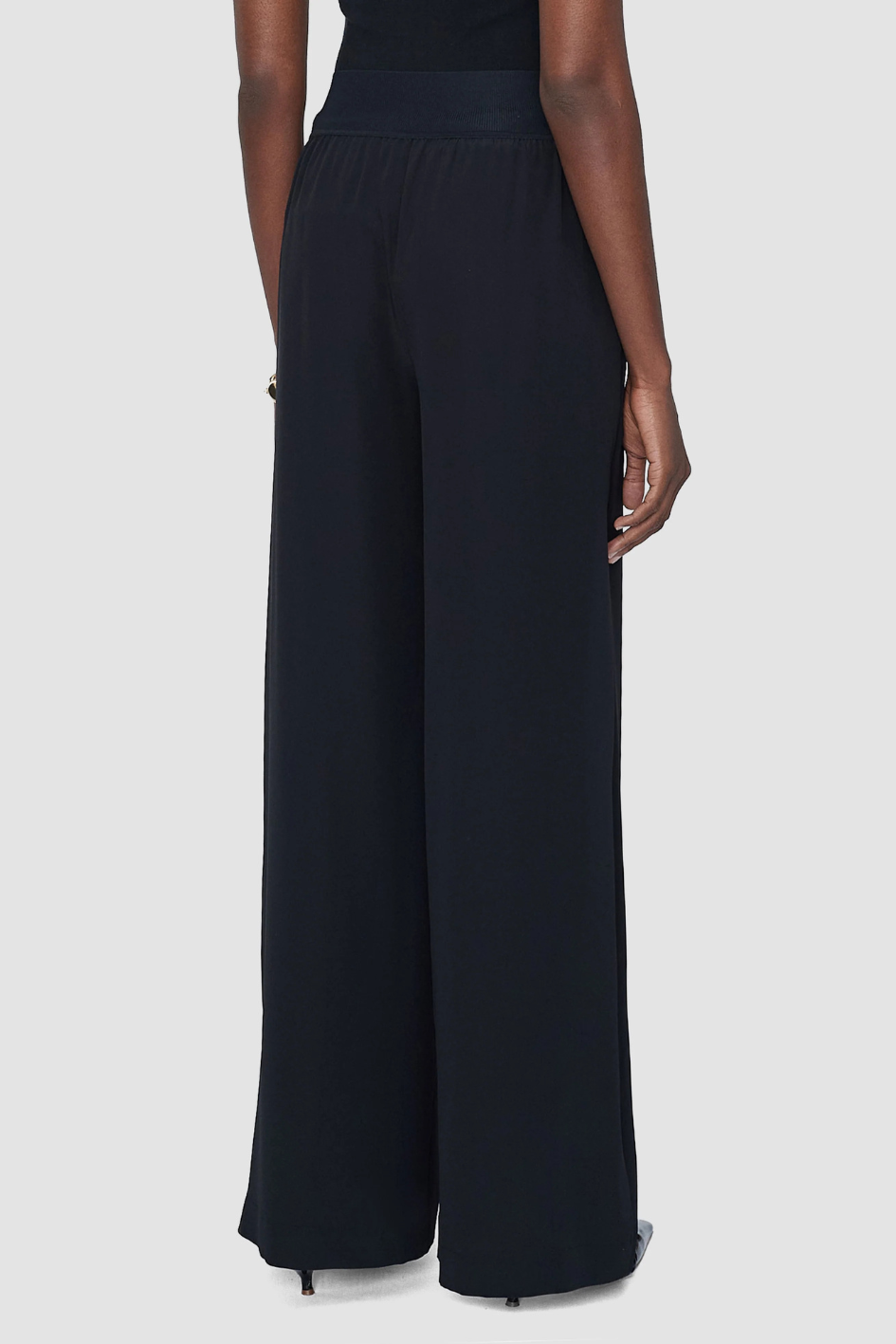 Rihani Crepe de Soie Silk Trousers