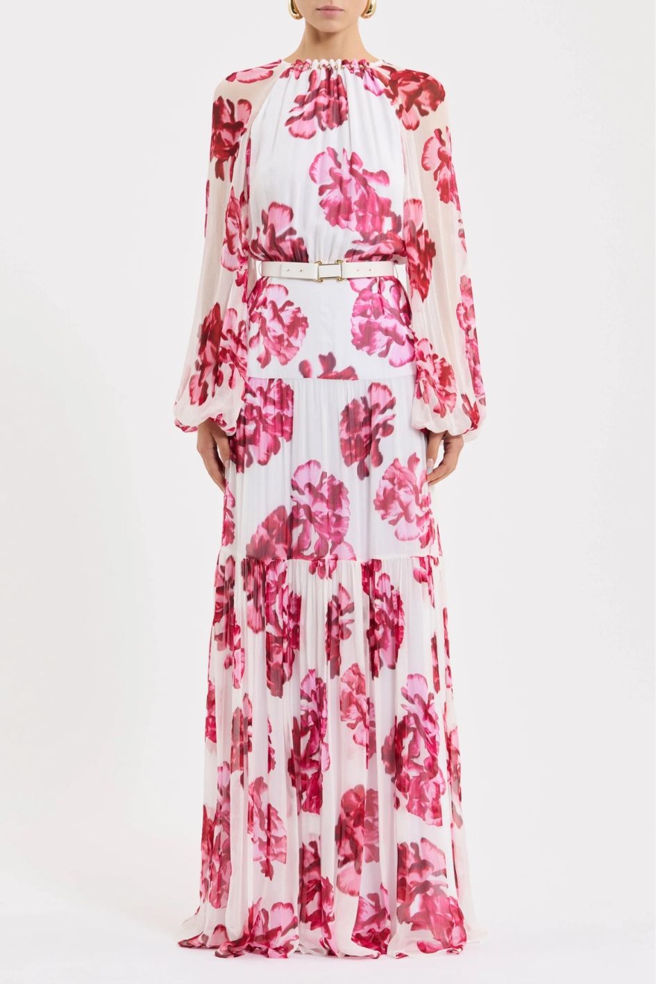Damask Rose Maxi Dress