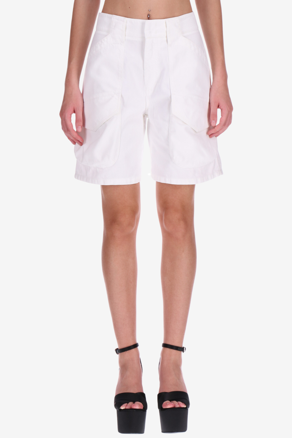 Shorts with Patch Pockets