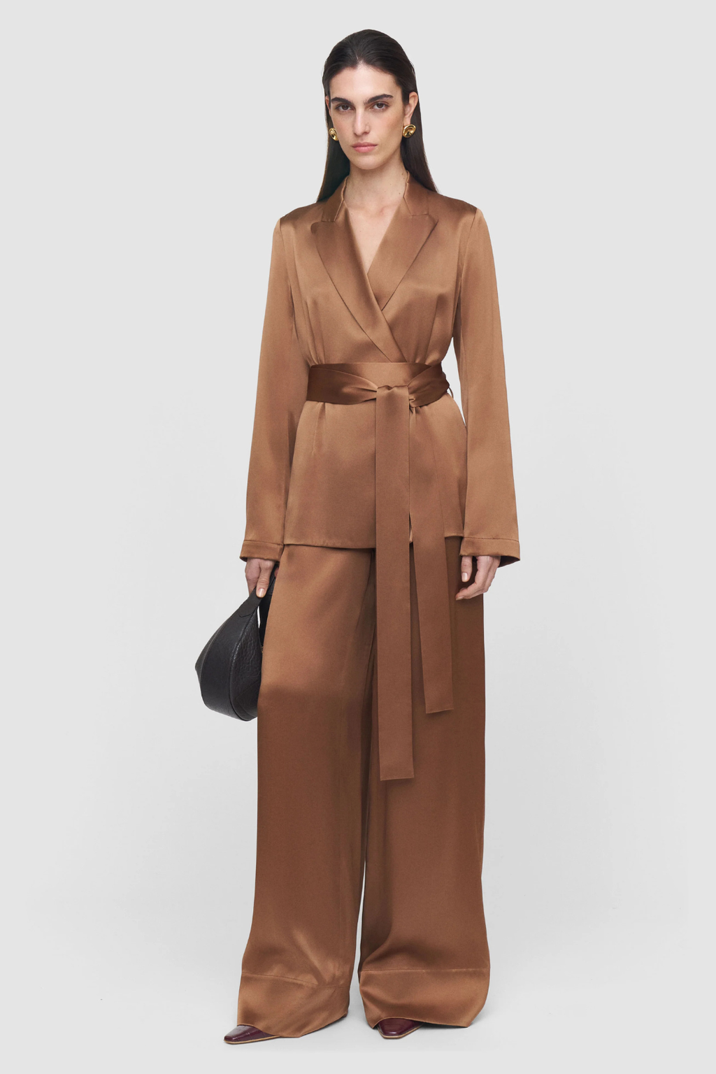 Archer Silk Satin Jacket