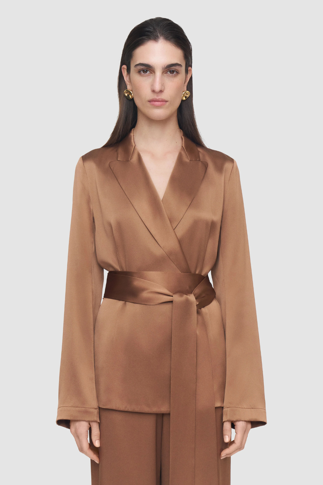 Archer Silk Satin Jacket