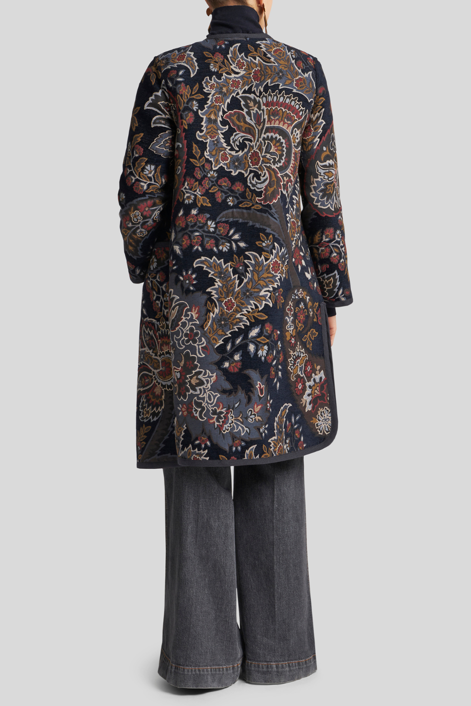 Reversible Jacket with Paisley Pattern