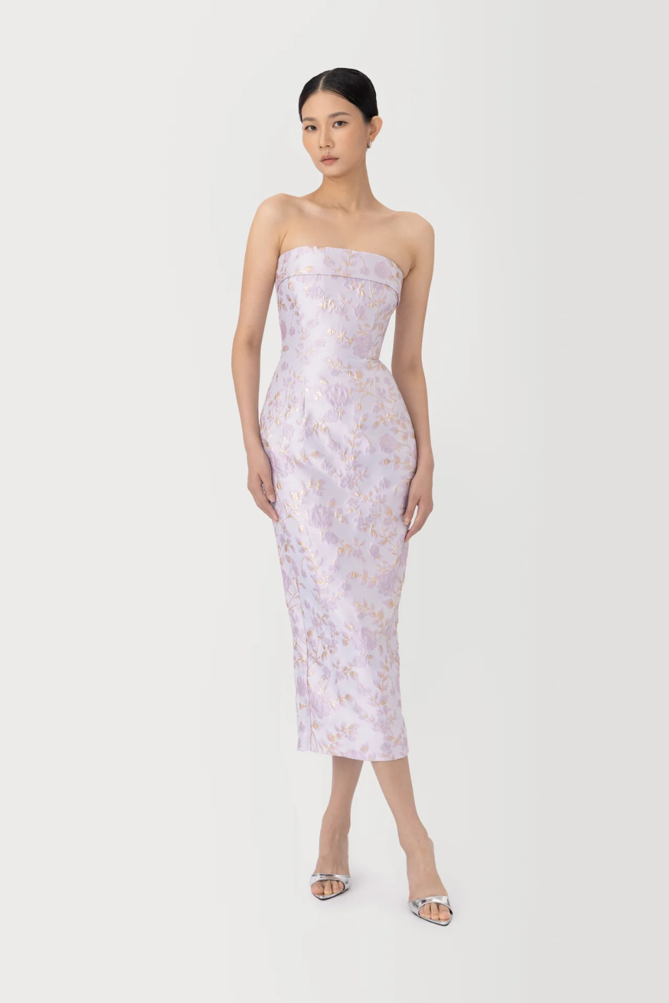 Judith Jacquard Midi Dress
