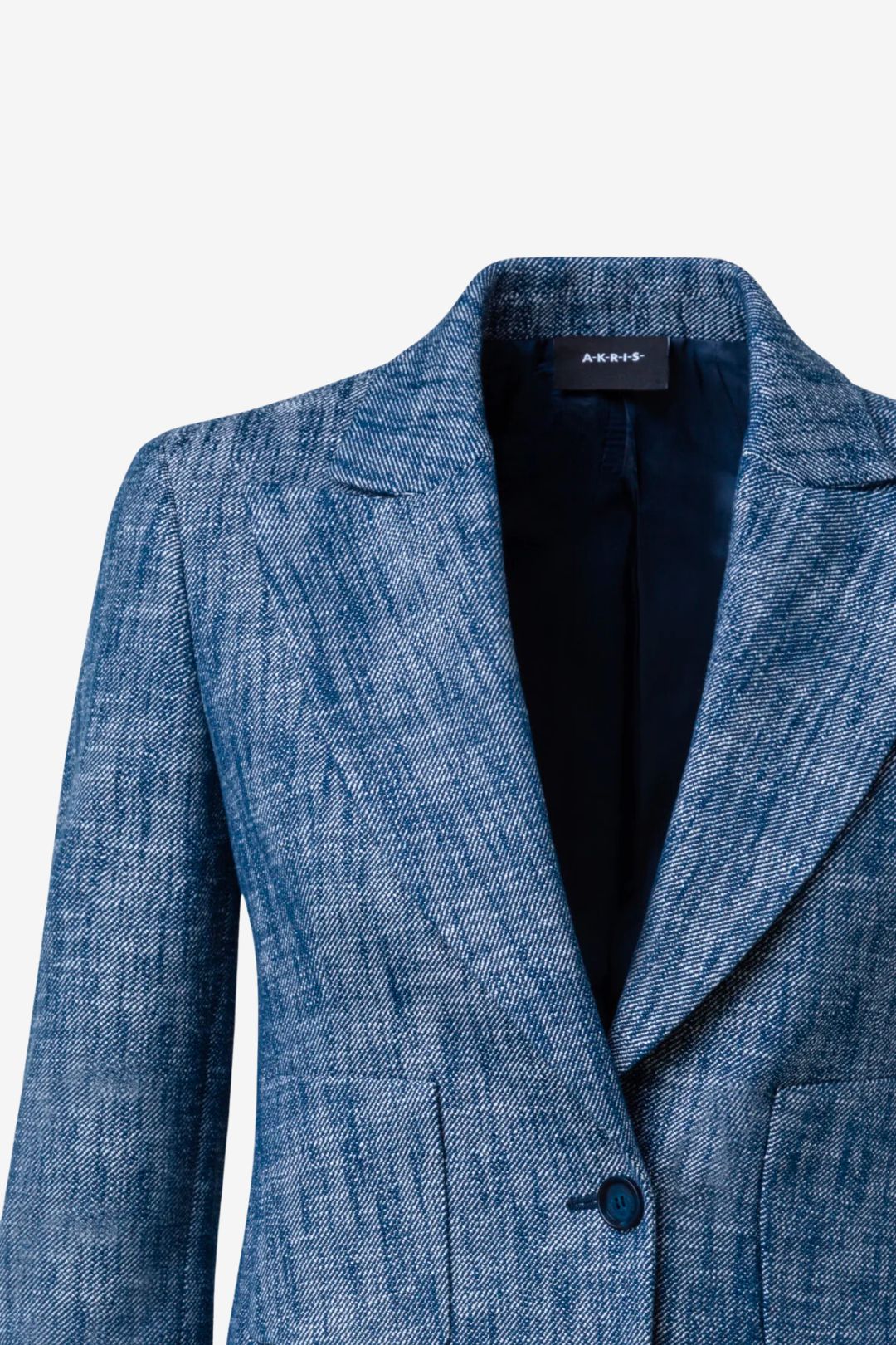 Denim Longblazer aus Baumwoll-Stretch