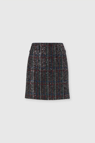 Caro-Lurex Mini Skirt