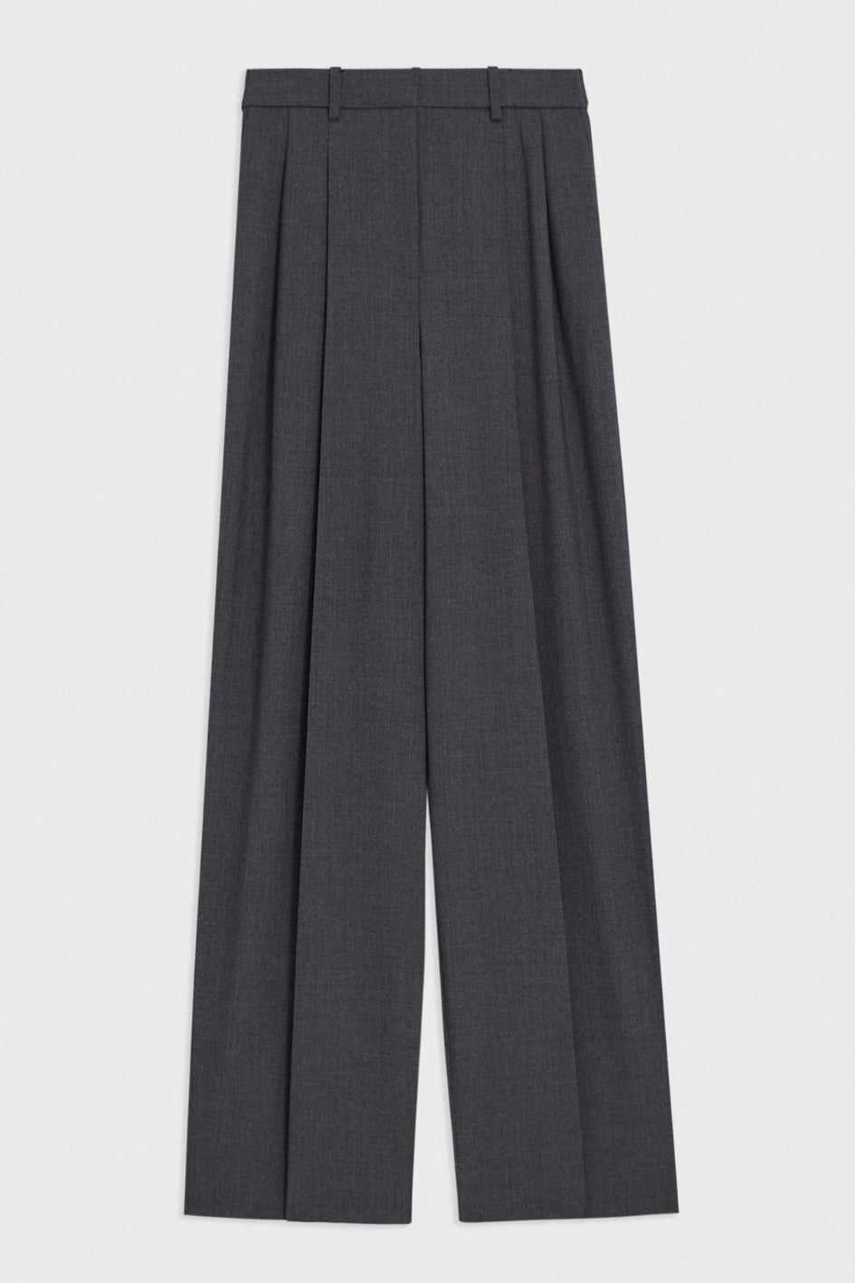 Wool Double Pleat Pant