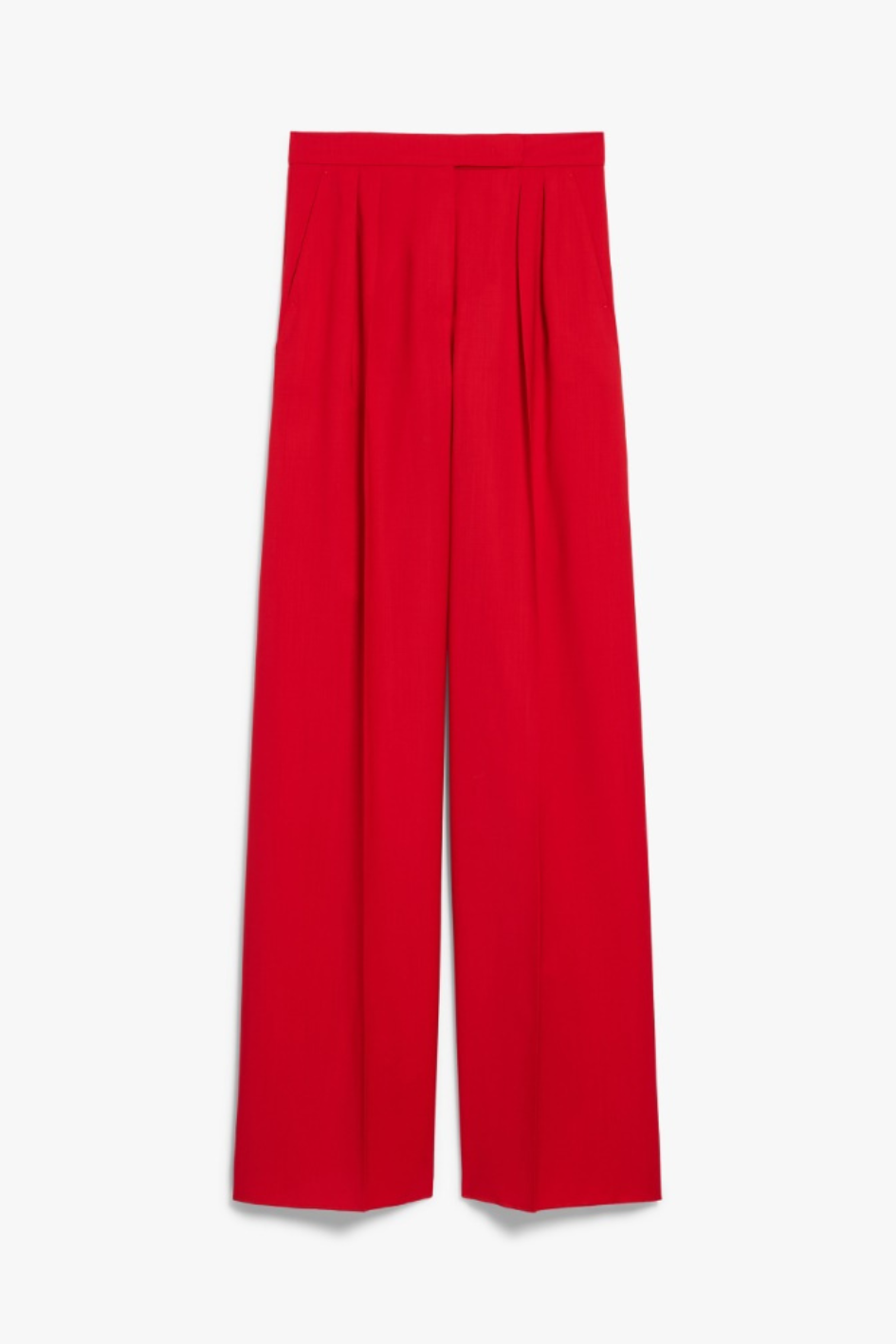 Wide Leg Wool Pants