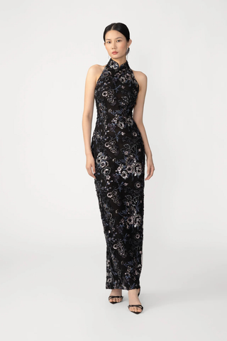 Arielle Embroidered Maxi Dress