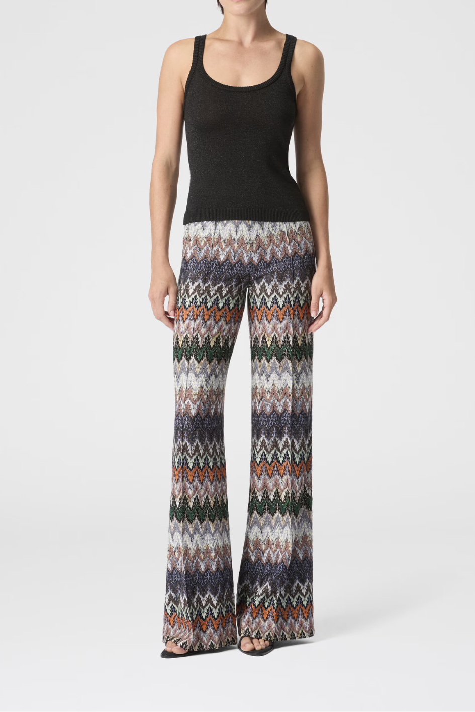 Lamé-Viskose Tanktop