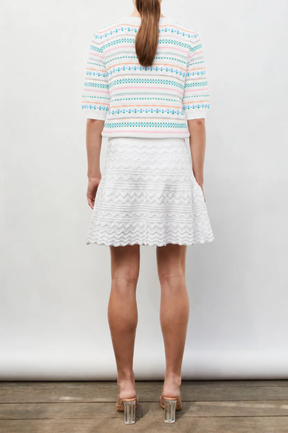 Top with mini Fair-Isle Motifs