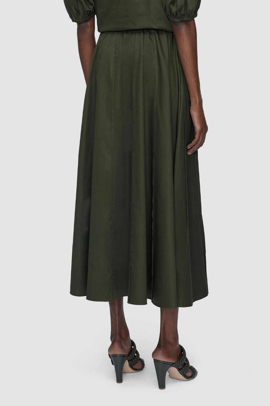 Manar Cotton Sateen Skirt