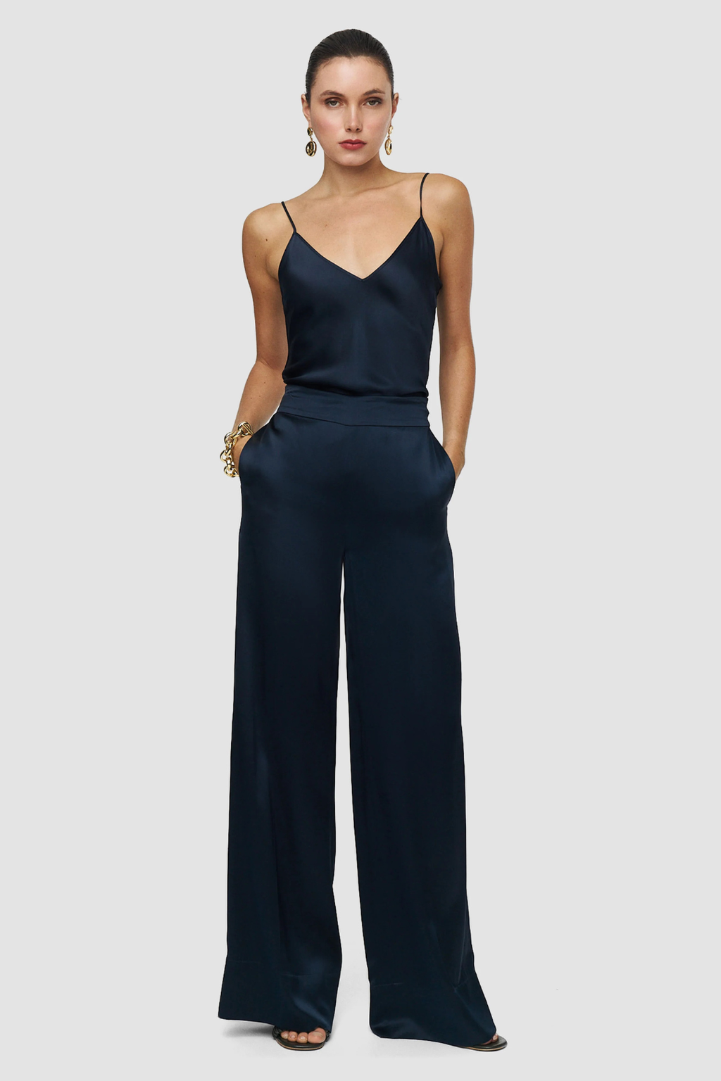 Dijon Silk Satin Trousers