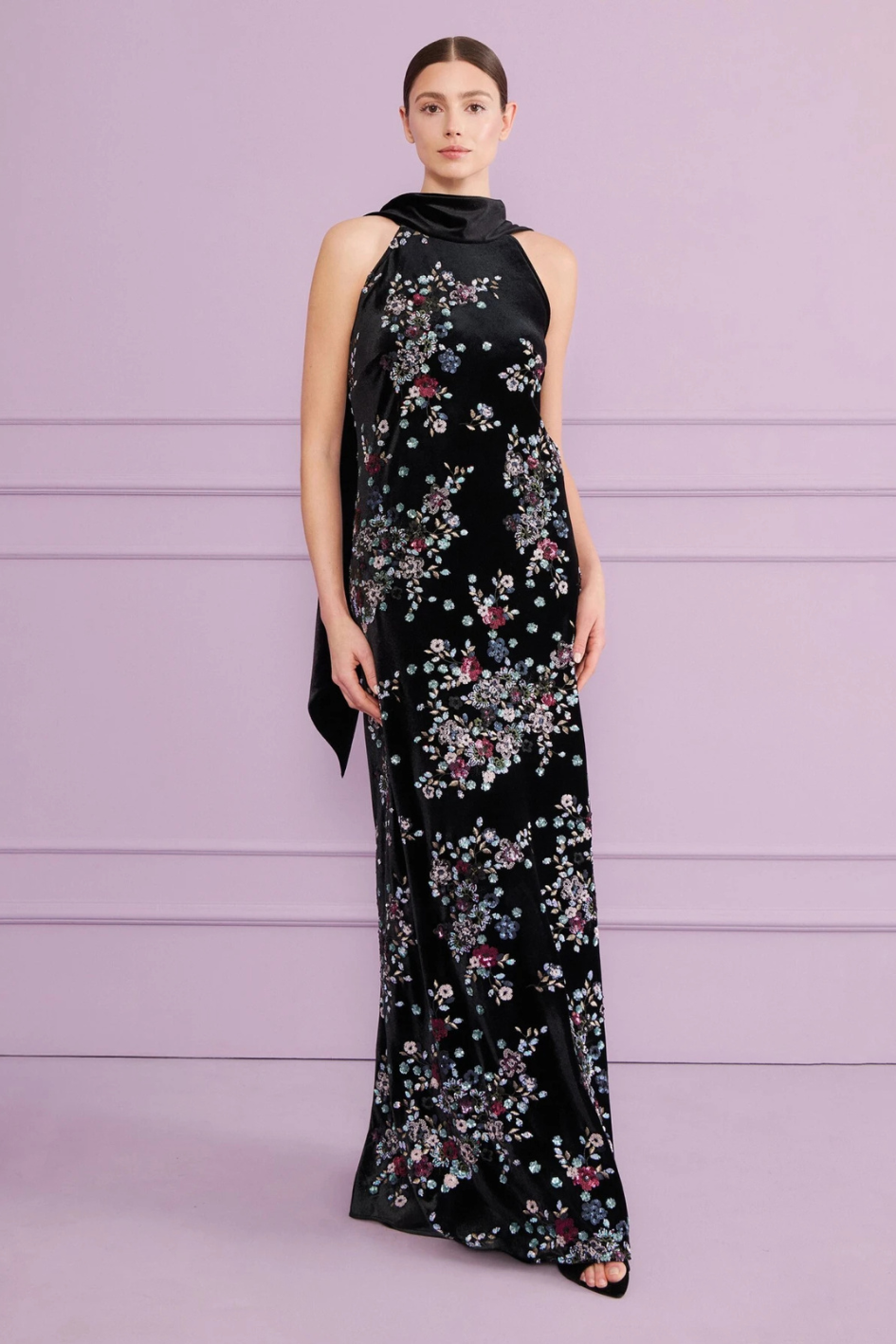 Sequins Pope Midi Dress