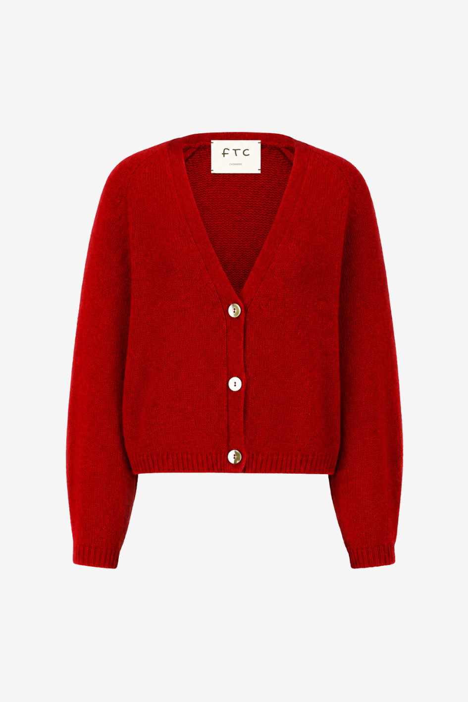 Buttoned Cashmere Cardigan