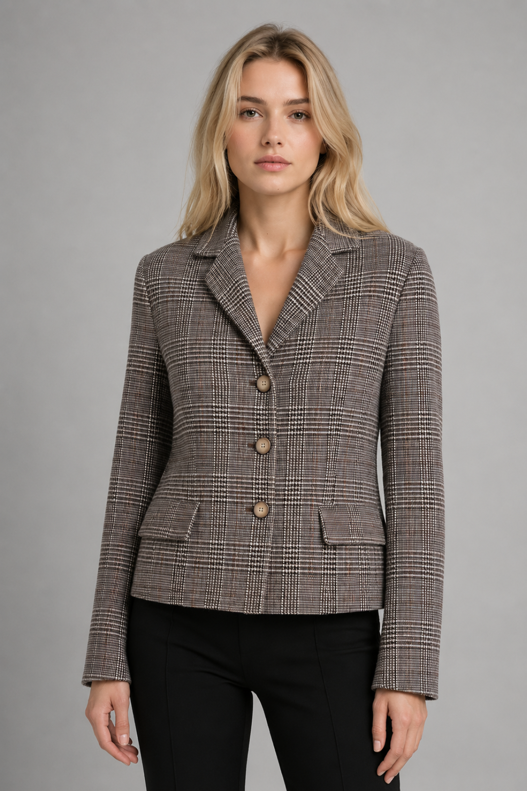 Checked Tailored Jacket