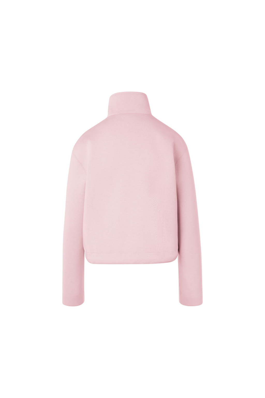 Relaxed Cotton Blend Sweatshirt Jacket with Zip