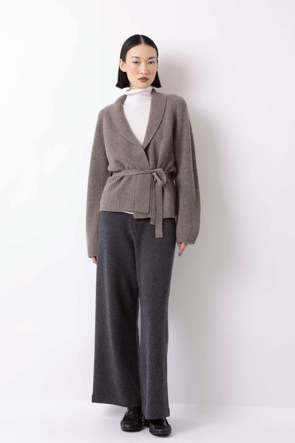 Cashmere Shawl Collar Cardigan