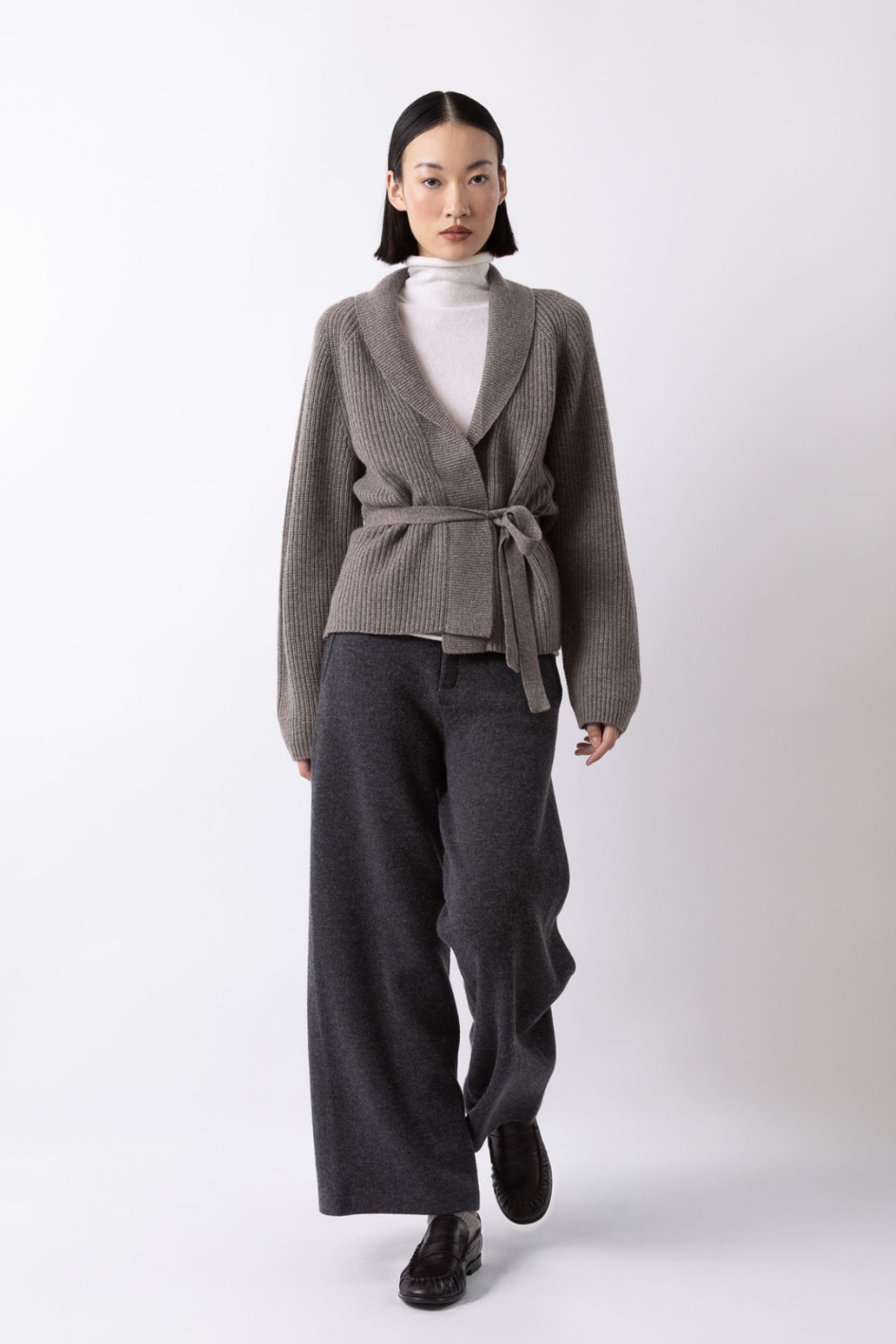 Cashmere Shawl Collar Cardigan
