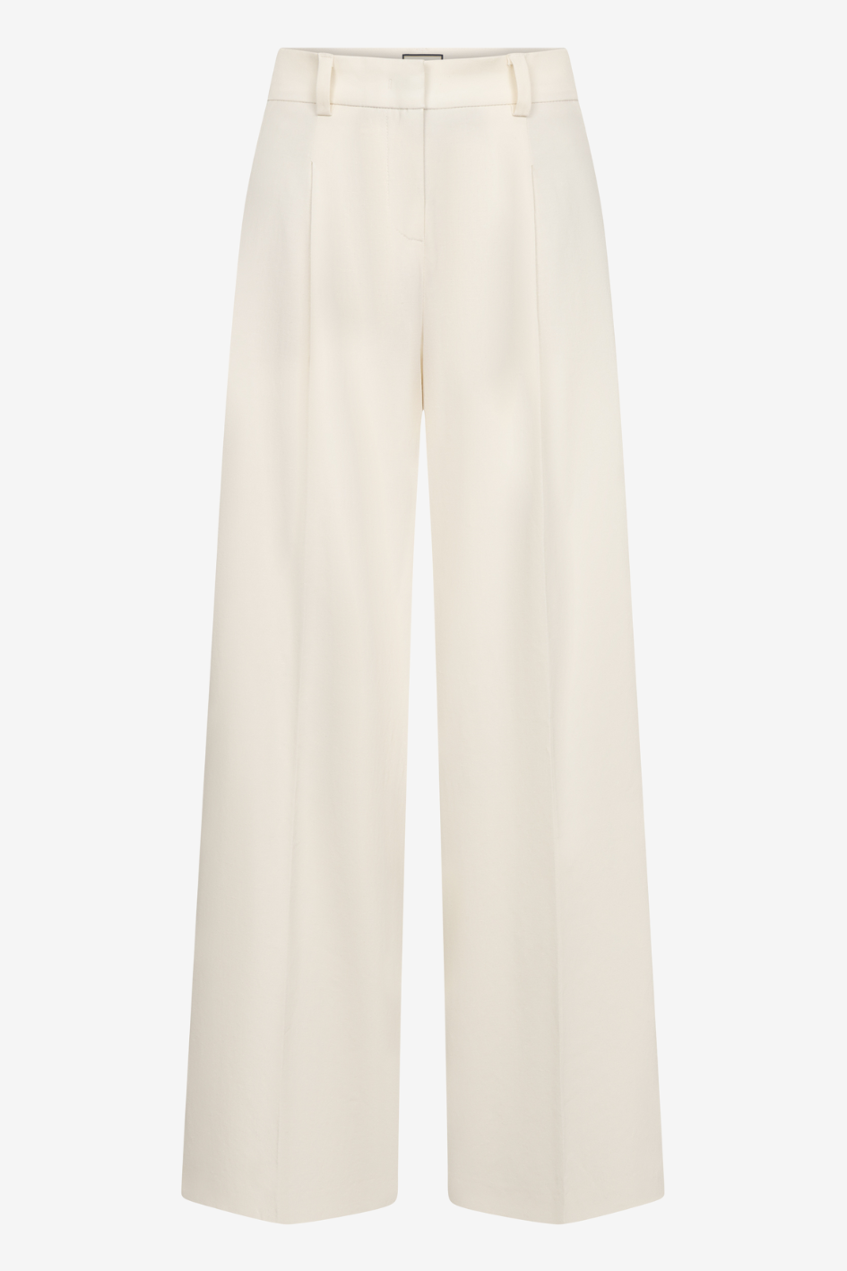 Chrissy Wide-Leg Pleated Trousers