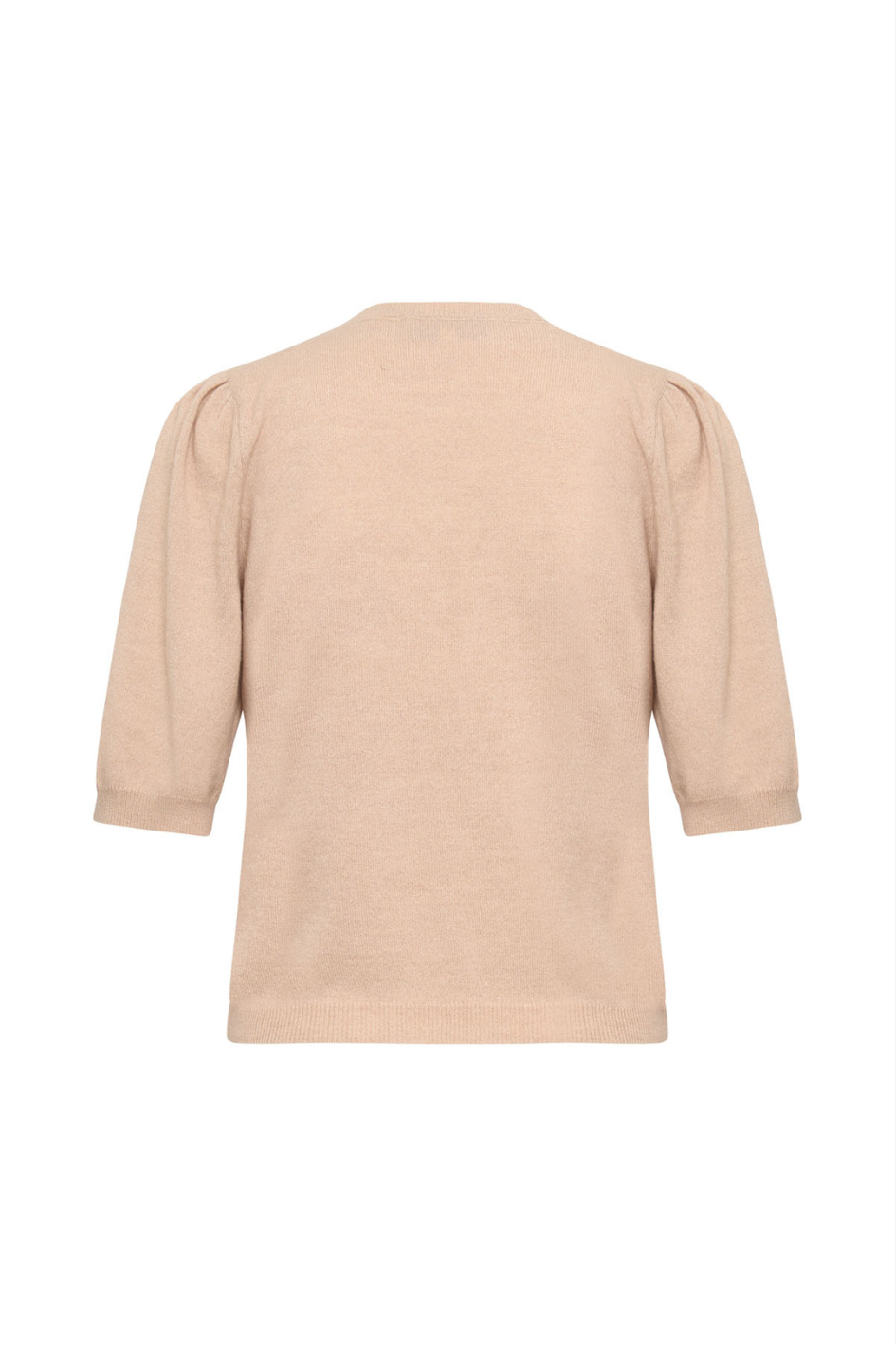 Embroidered Short-Sleeve Knit Sweater