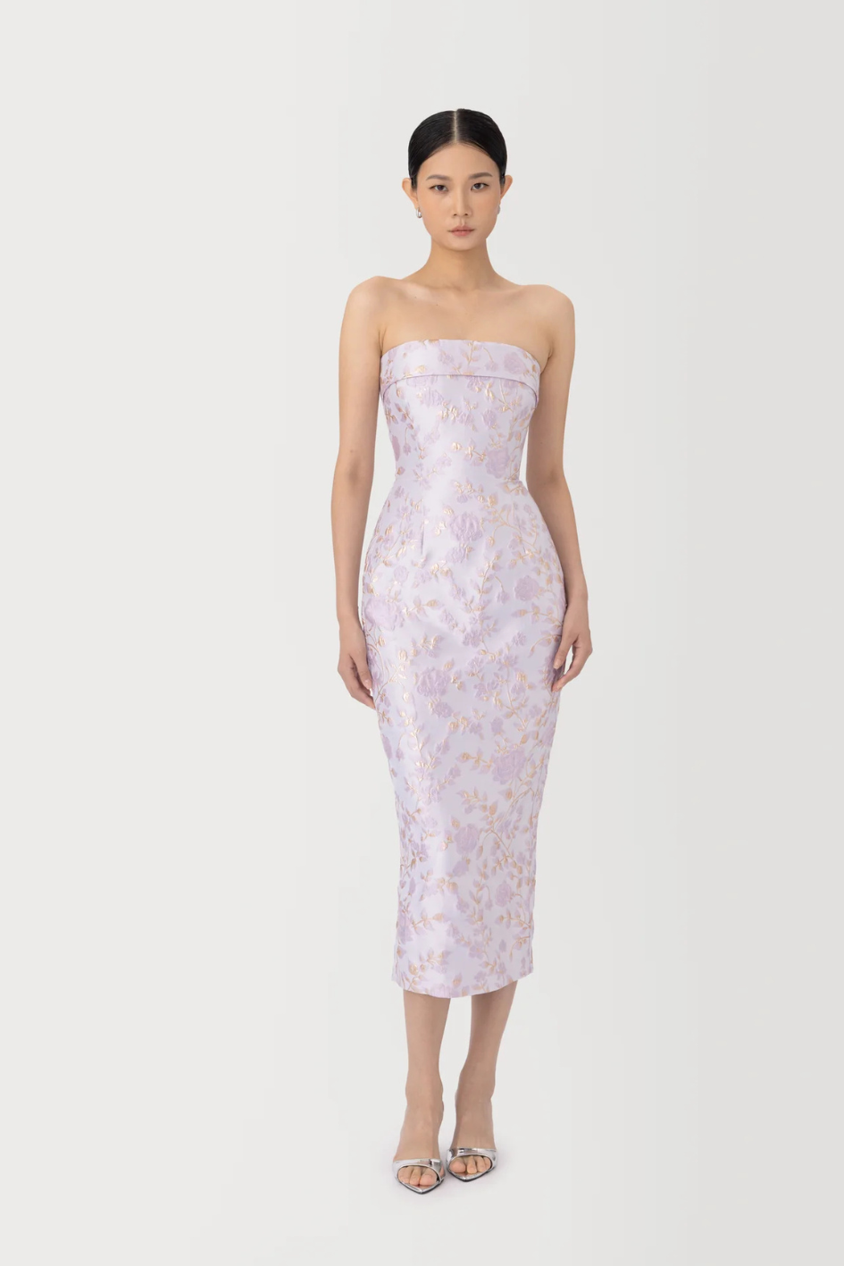 Judith Jacquard Midi Dress
