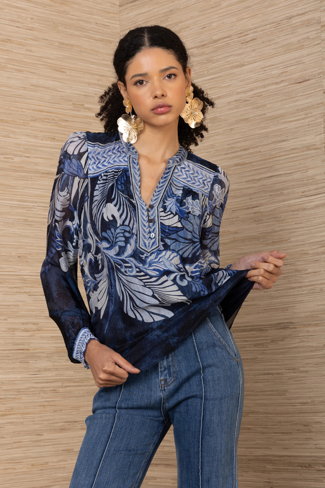 Delphine Organza Blouse