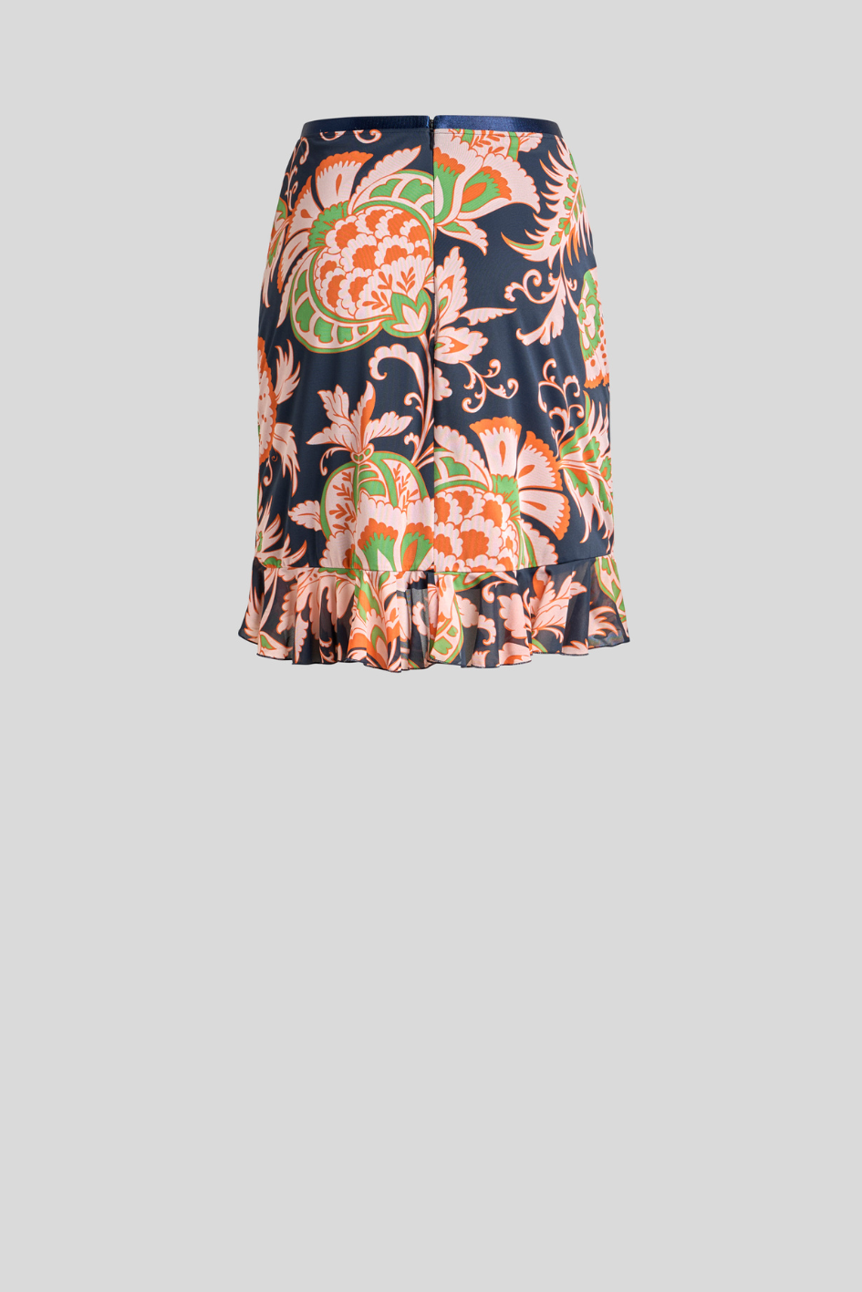 Mini Skirt with Paisley Pattern