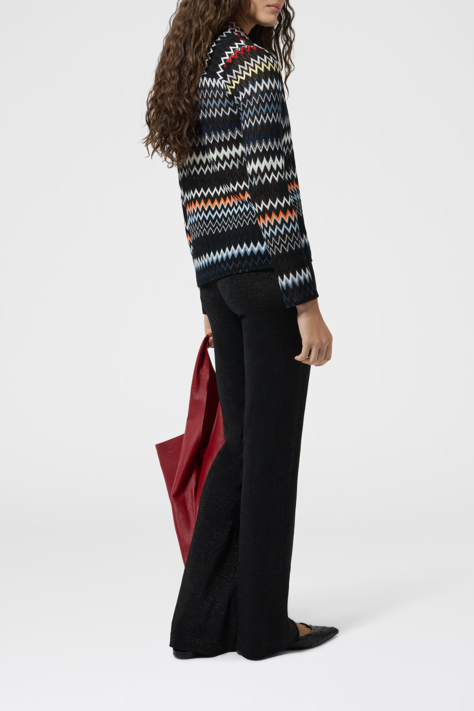 Lamé Flare Pants