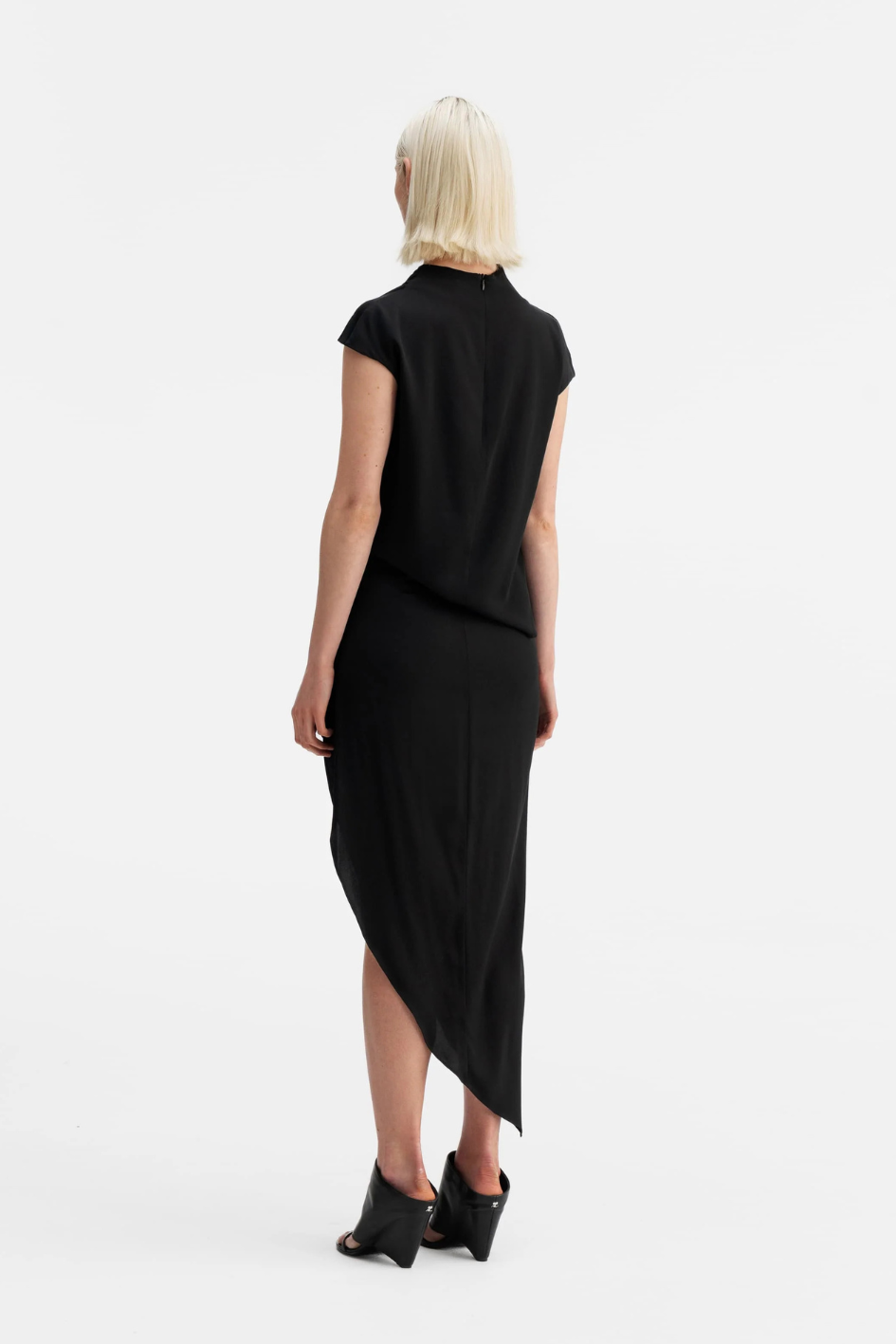 Lima Silk Top with short Sleeves