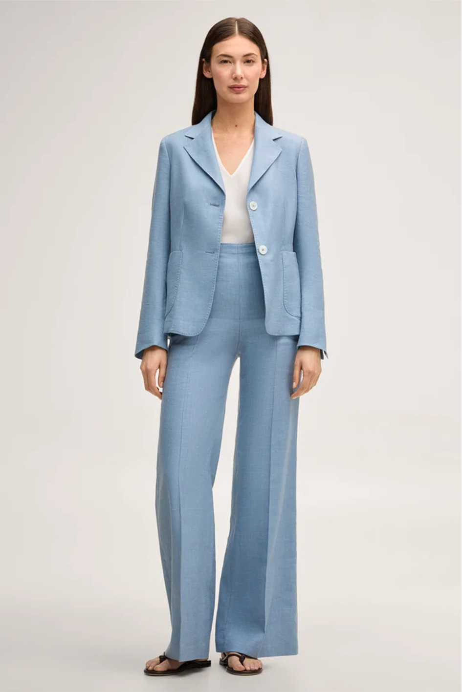 Stretch linen Blazer