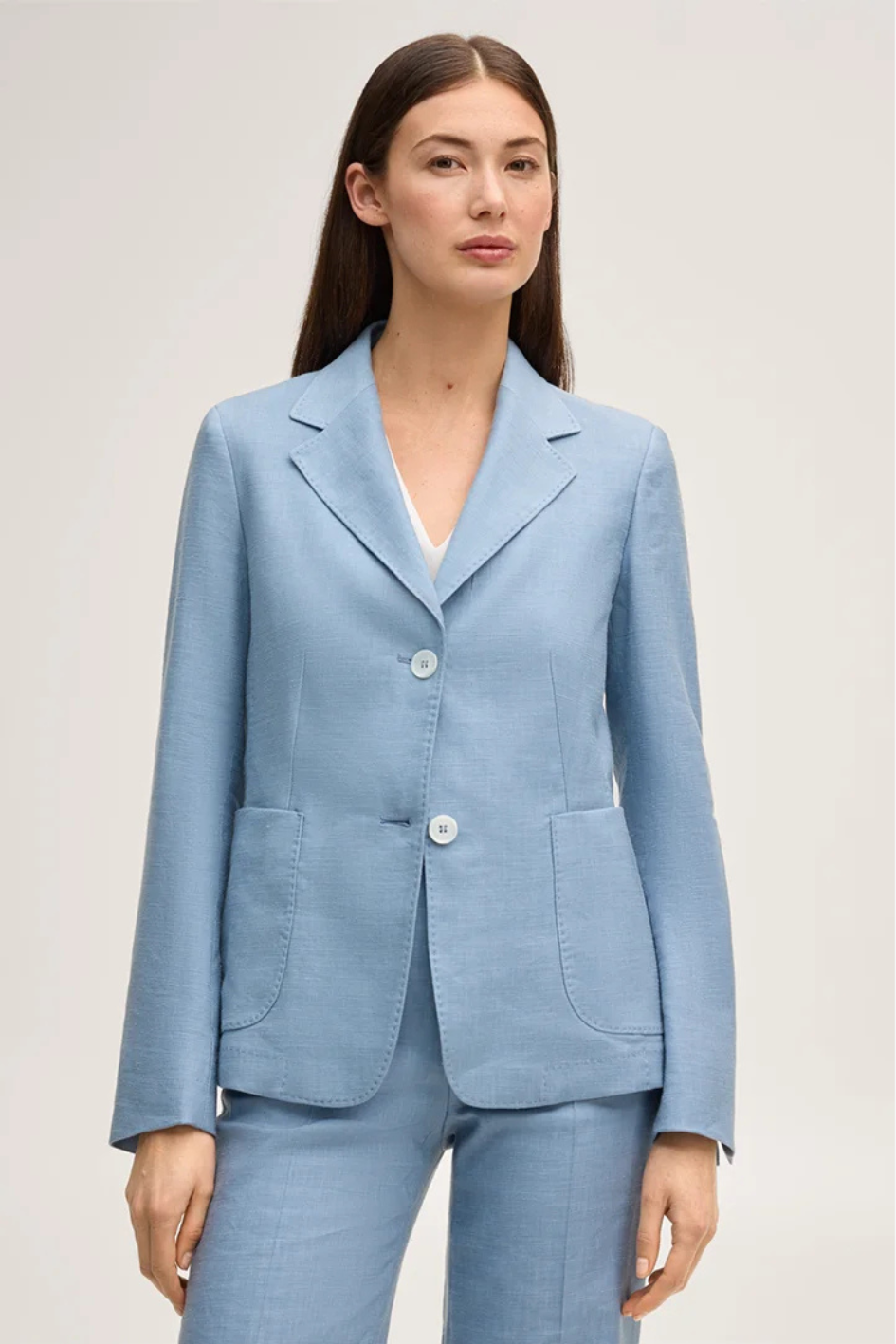 Stretch linen Blazer