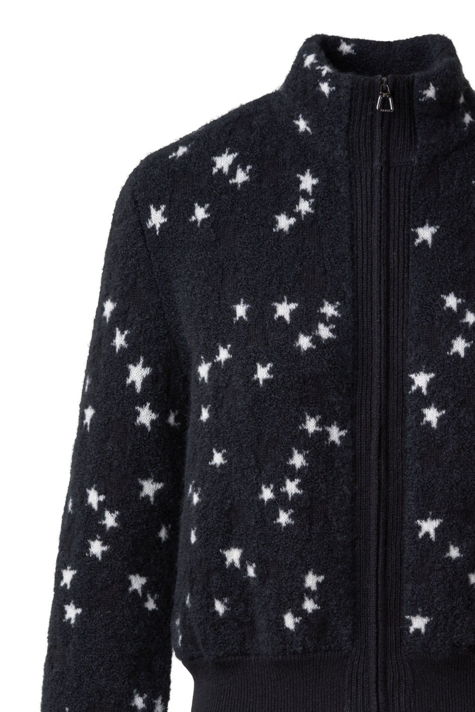 Cardigan with Stars Pattern